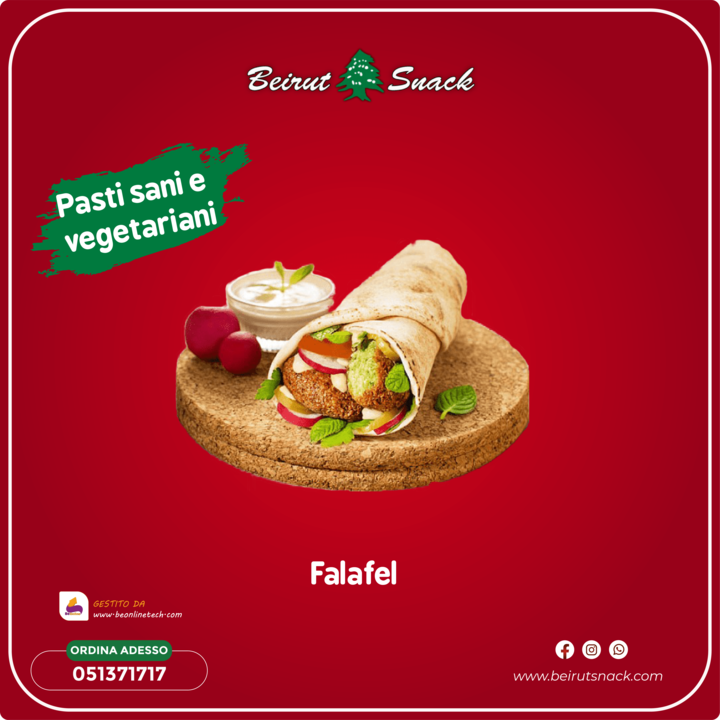 Piada Falafel
